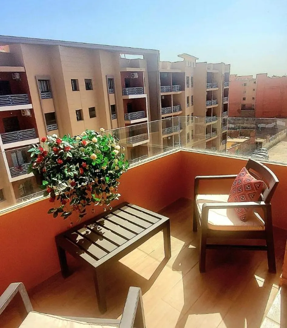 Lägenhet Super Appartement Haut Standing Ensoleille Gare Marrakesh